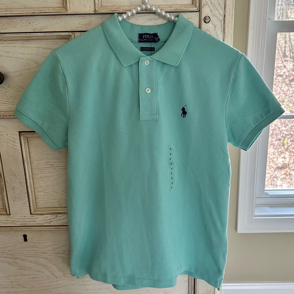 Polo by Ralph Lauren Mint Green Classic Polo Shirt